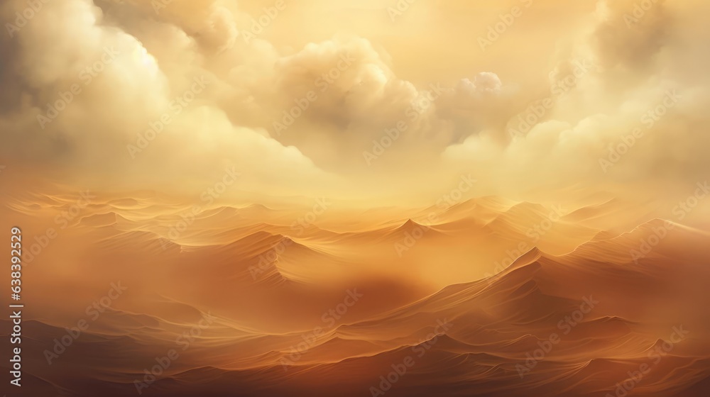 Abstract sandstorm desert background  - obrazy, fototapety, plakaty 