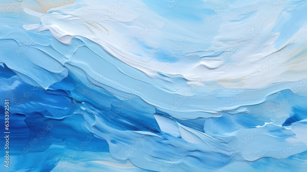 Abstract thick blue oil paint background Abstract thick blue oil paint background