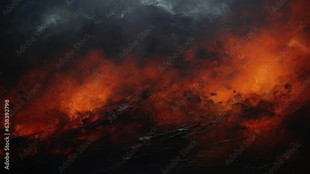 Fototapeta premium Abstract thick dark oil paint background 