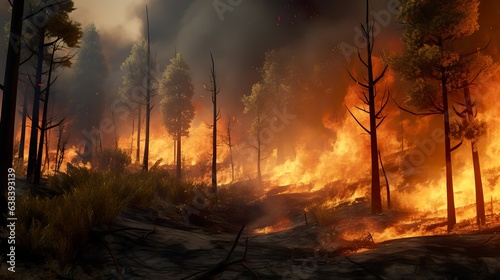 Taming the Inferno: Battling Forest Fires