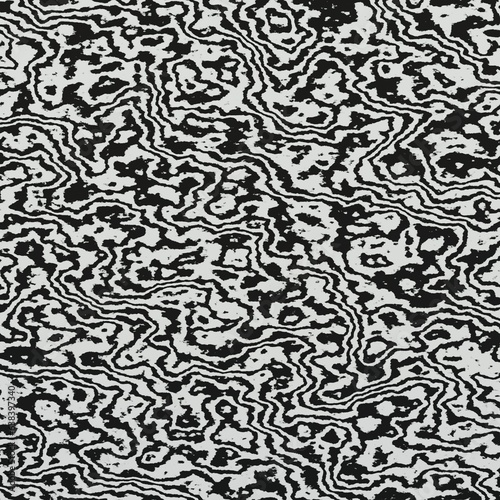 lack and white, steel pattern. DAMASCUS knife, Damascus steel, background, website banner, and fabric pattern. lines and smooth. tribal and indigenous style. 3D rendering illustration.