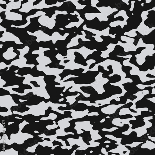 texture military camouflage white and black, background, website banner, fabric pattern, 3D rendering illustration