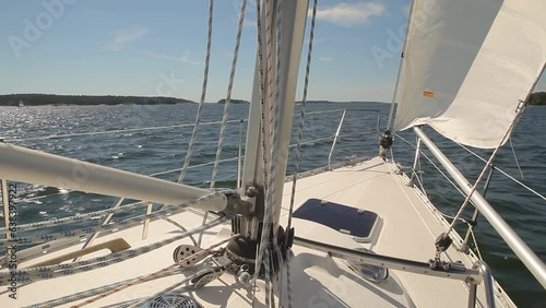 Sailing in Stockholm archipelago