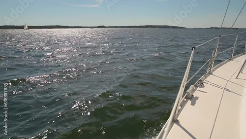 Sailing in Stockholm archipelago