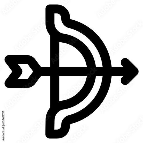 crossbow icon vector illustration asset element