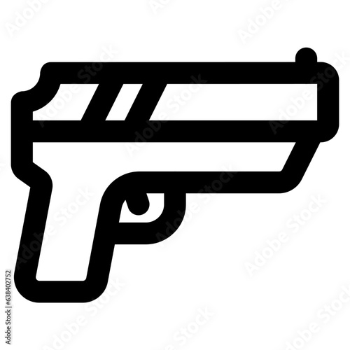 gun icon vector illustration asset element