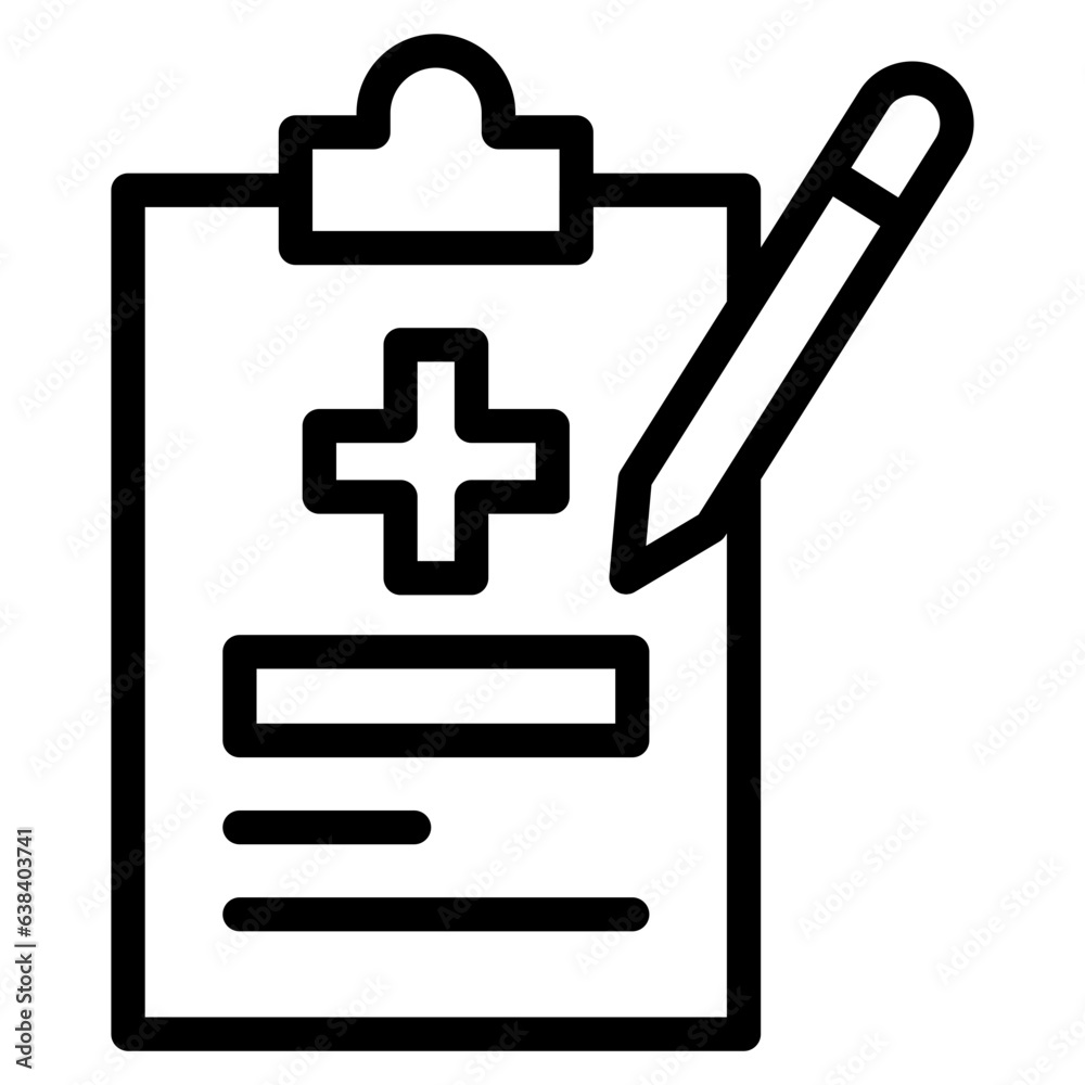 Fototapeta premium medical report line