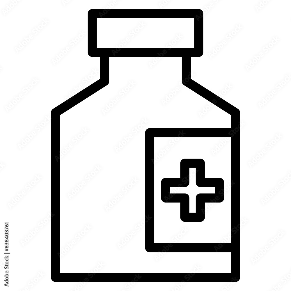 Obraz premium pill bottle line 