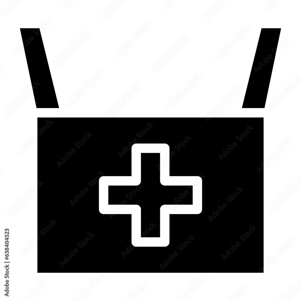 Obraz premium drug box glyph 