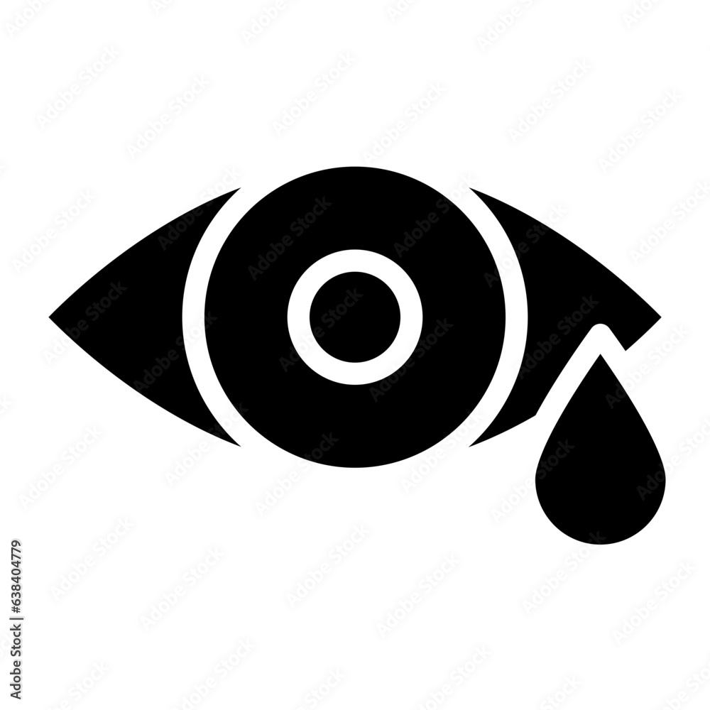 Obraz premium sore eyes glyph 