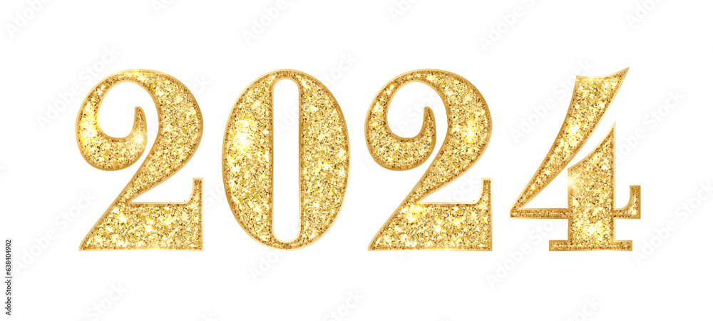 2024 gold glitter number on transparent background. Realistic 2024 designs for Holiday cards and backgrounds for the new year or other important dates. PNG 2024 gold glitter number on transparent background. Realistic 2024 designs for Holiday cards and backgrounds for the new year or other important dates. PNG