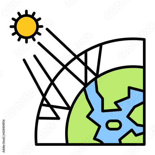 Greenhouse Effect Icon