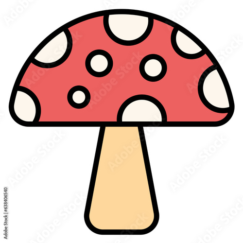 Spring Mushroom Icon