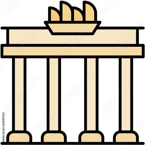 Brandenburg Gate Icon