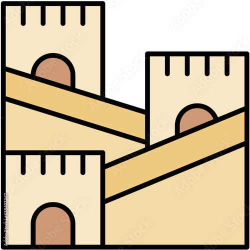 Great Wall of China Icon