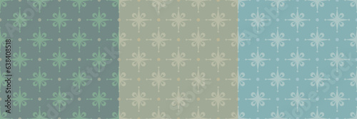 Vintage seamless pattern with stars. Pastel color background. Template for fabric or wrapping. Textile design. Stylish background for cards. Seamless pastel pattern set. Retro ornament.