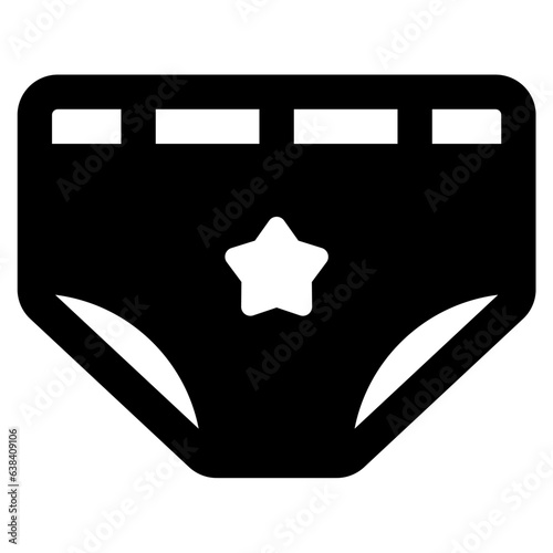 underpants icon vector illustration asset element