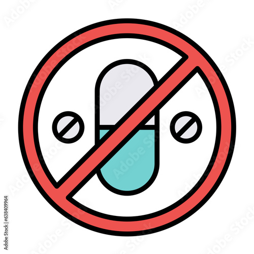 No Drugs Icon