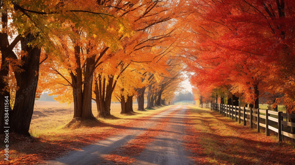 Beautiful autumn fall landscape, backgrounds, desktops, wallpaper etc