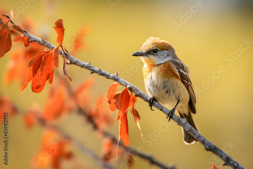 A Bushshrike portrait, wildlife photography photo