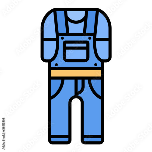 Coverall Clothes Icon