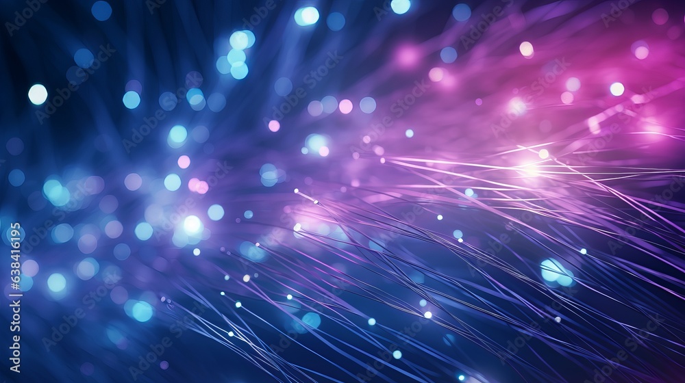 Abstract close up fiber optics light for background. Holiday concept. Optic communication and technology background. Optical lighting with bokeh Abstract close up fiber optics light for background. Holiday concept. Optic communication and technology background. Optical lighting with bokeh
