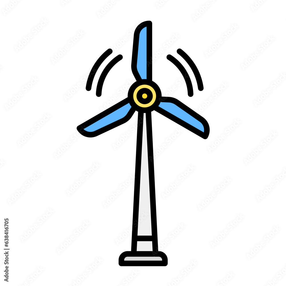 Wind Power Icon Wind Power Icon