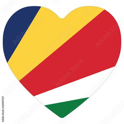 Seychelles flag in heart shape. Flag of Seychelles love shape Free Download Seychelles flag in heart shape. Flag of Seychelles love shape - GFXLoad
