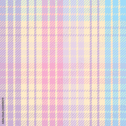 A delicate plaid. Pink. Seamless tartan pattern. Barbecue cage.Suitable for fashion textiles and graphics, packaging, Madras palette.