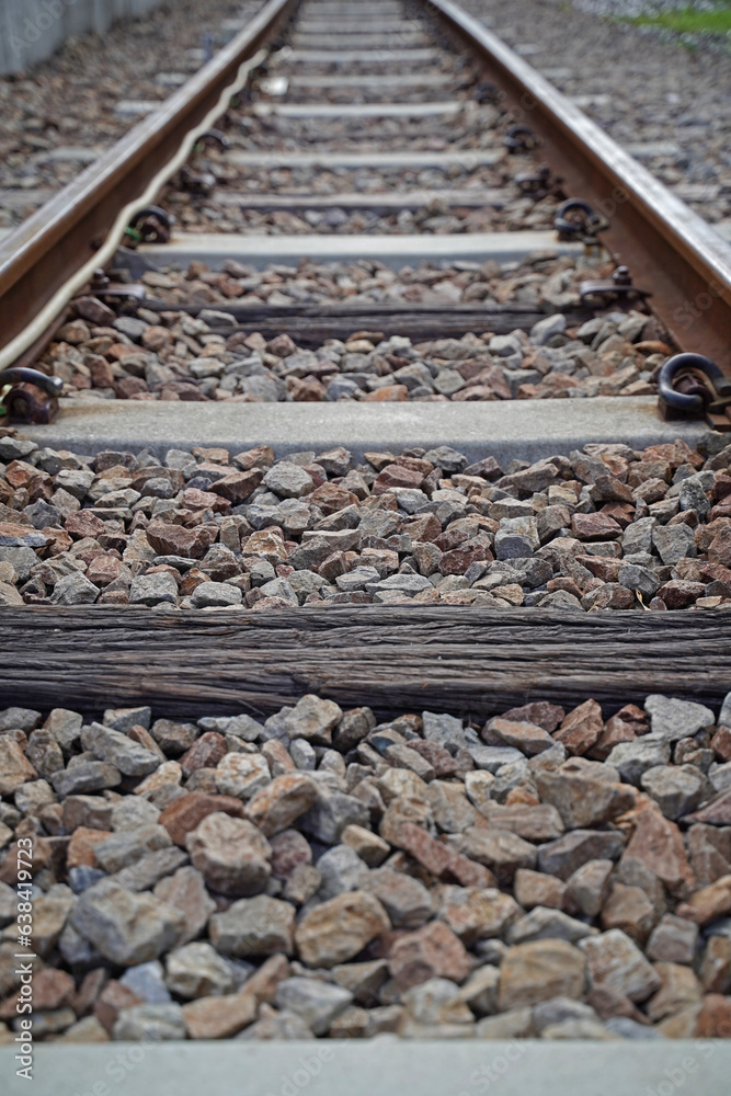 Naklejka premium 鉄道線路