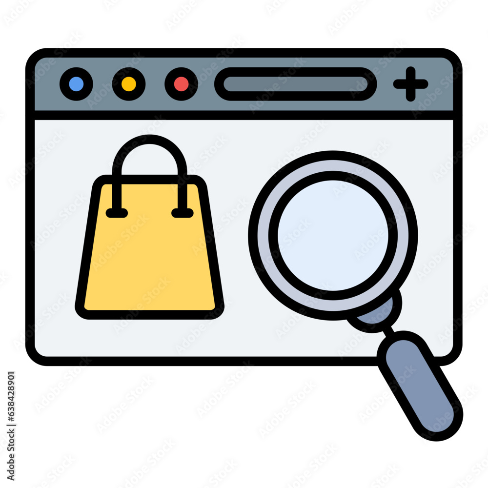 Search ECommerce Icon Search ECommerce Icon