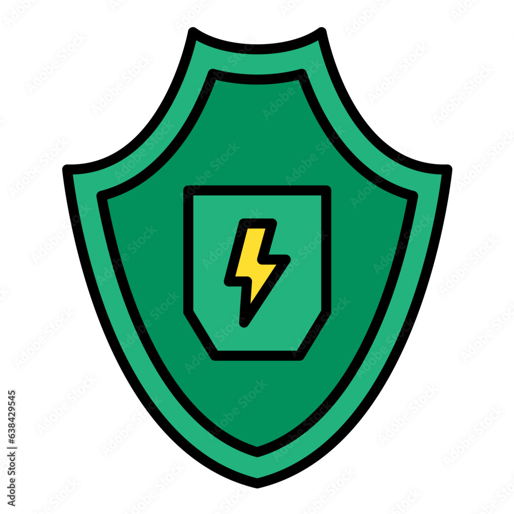 Electricity Protection Icon Electricity Protection Icon