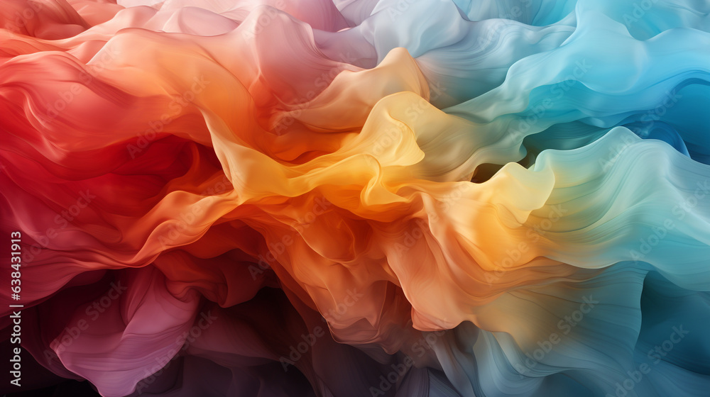 Fototapeta premium Transparent rainbow background