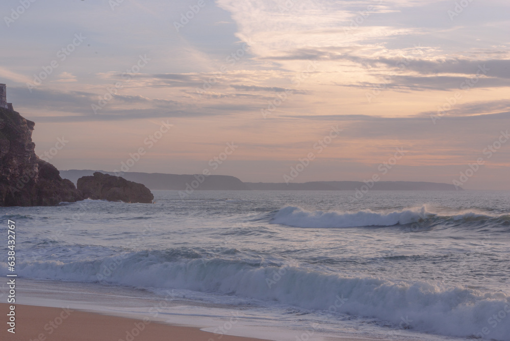 Atlantic ocean portugal coastline beach