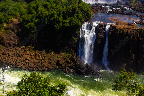 Iguazu Iguacu falls national park  waterfalls  cascades  cataratas stunning views Iguacu Brazil