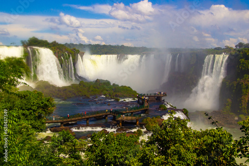 Iguazu Iguacu falls national park, waterfalls, cascades, cataratas stunning views Iguacu Brazil