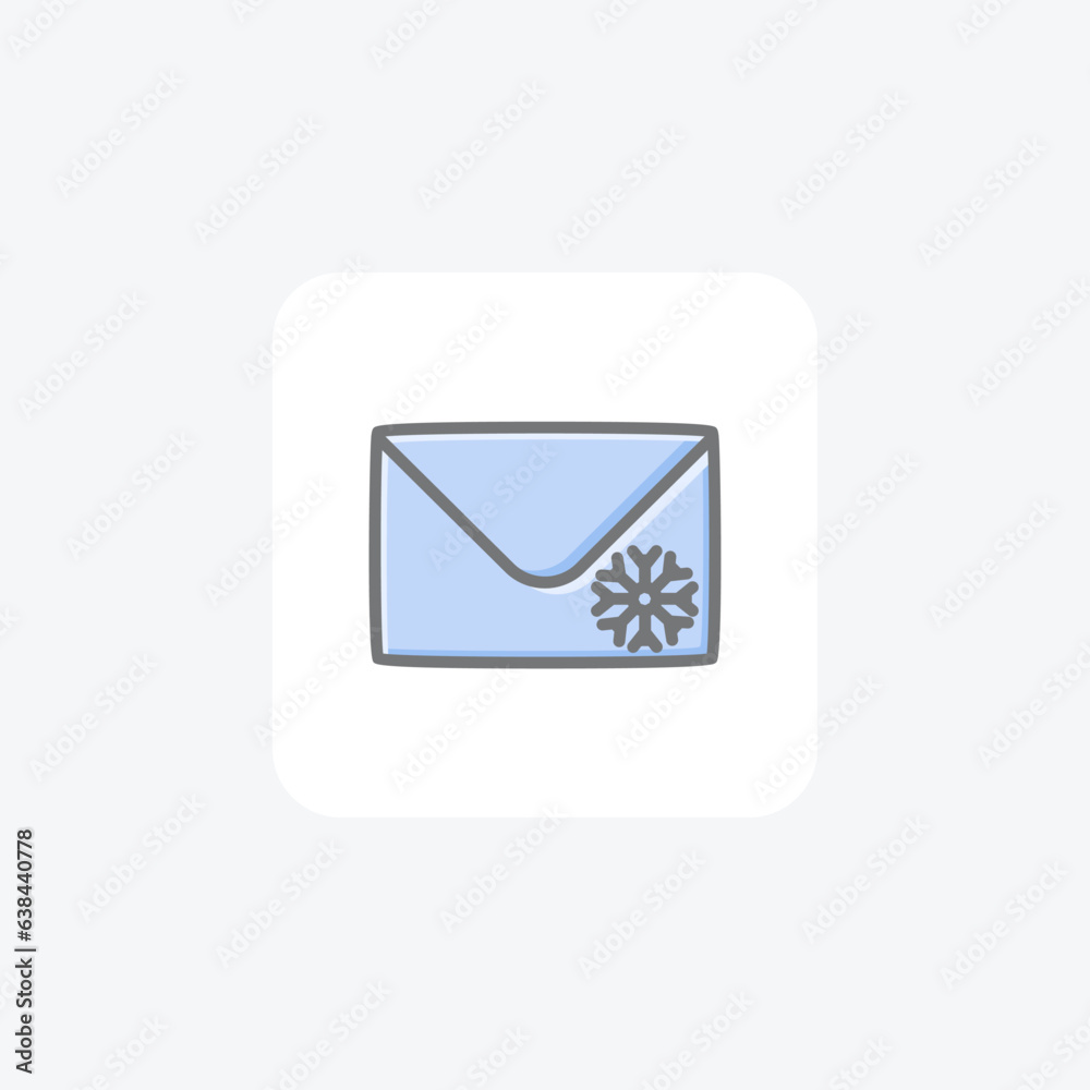 A Heartfelt Christmas Letter Awesome Lineal Icon A Heartfelt Christmas Letter Awesome Lineal Icon