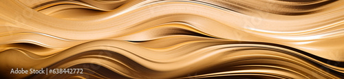 Abstract golden background with wavy lines, abstract painting, pexels, abstract expressionism, academic art, biomorphic.