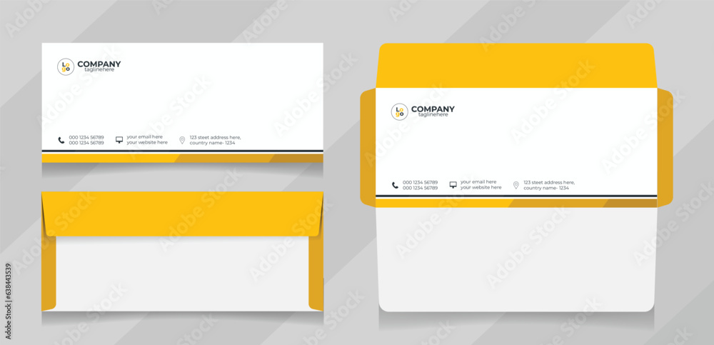 new trendy professional envelope design template new trendy professional envelope design template