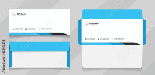 minimalist envelope design | medical envelope design | health care envelope design vector