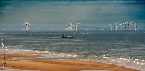 Seaside Town in the UK Generic Images - Redcar in Clevelend photo