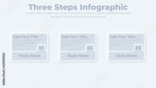 Business infographic design elements steps