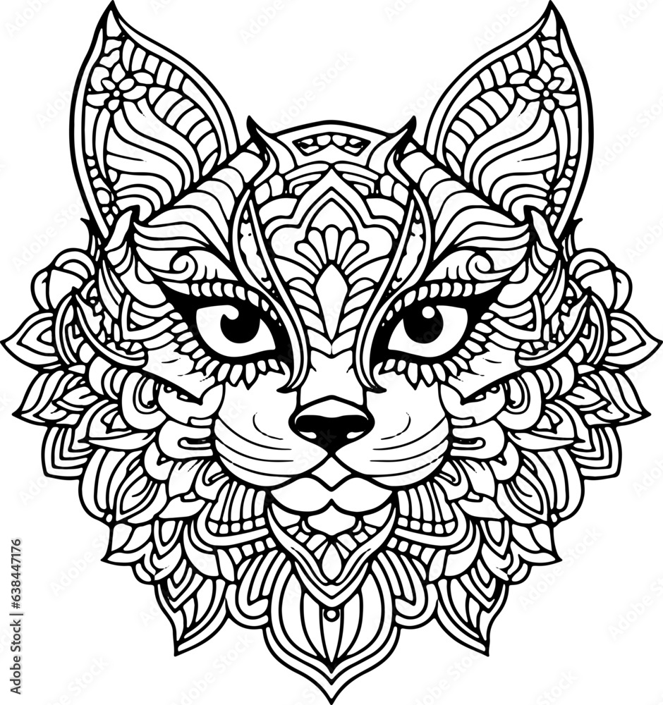 Obraz premium Coloring Page, Malbuch - Verschiedene - Vectorized