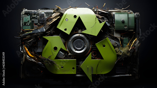 Recycling , reusing electronic waste,Generative AI.