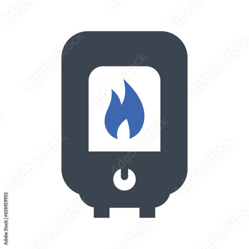 Boiler heater icon
