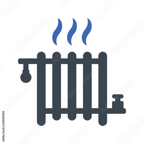 Heater radiator icon