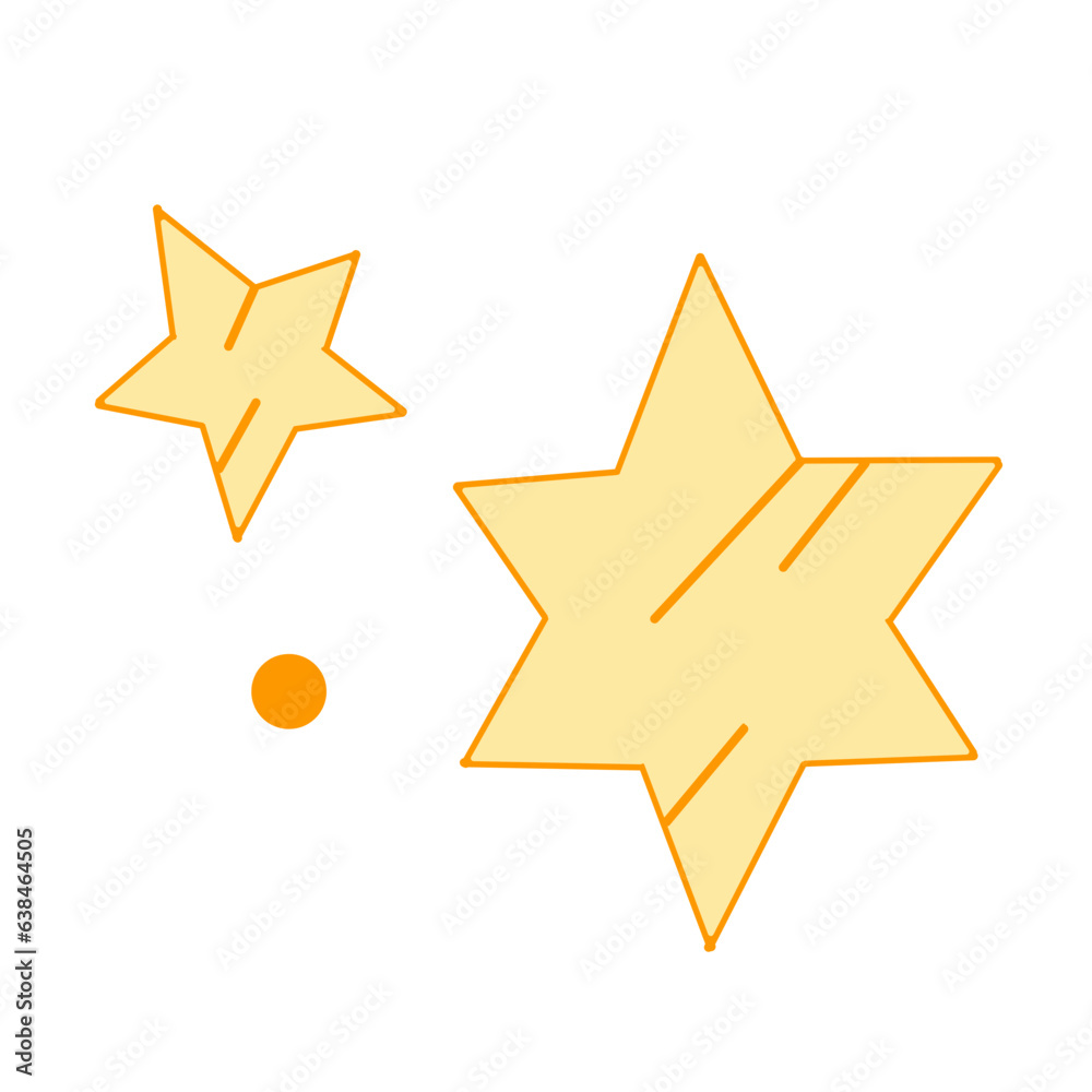 Fototapeta premium Modern Stars Shape