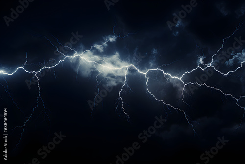 Versatile Storm Lightning Background, Perfect for Overlays and Templates