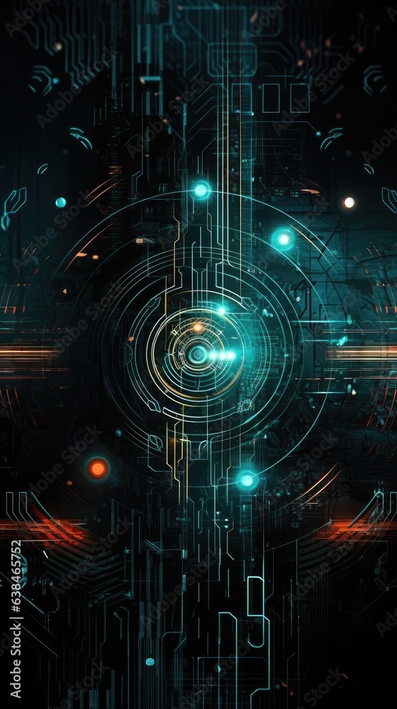 Modern sci-fi technology background material, generated by AI Modern sci-fi technology background material, generated by AI