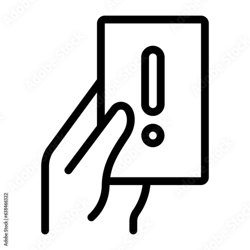 intervention line icon